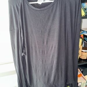 All in Motion Black Long Sleeve Relaxed Sweatshirt